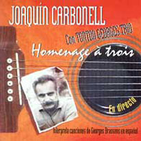 Tonton Georges Trio - Joaquin Carbonell - Brassens
